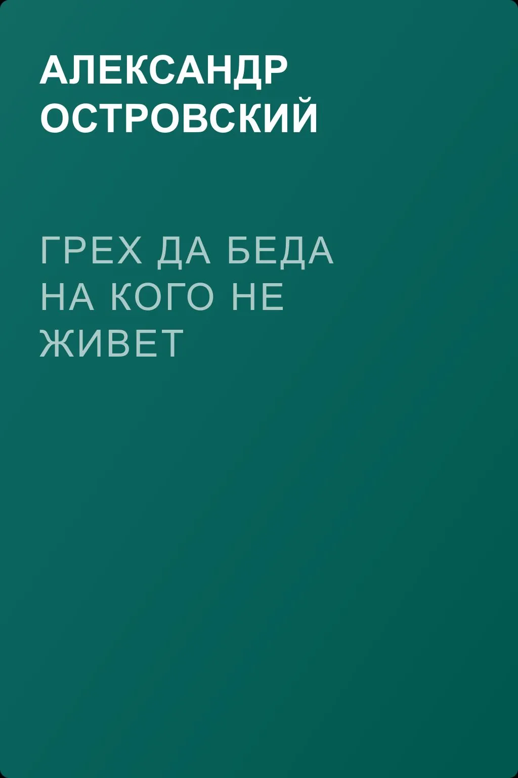 Грех да беда на кого не живет — обложка книги