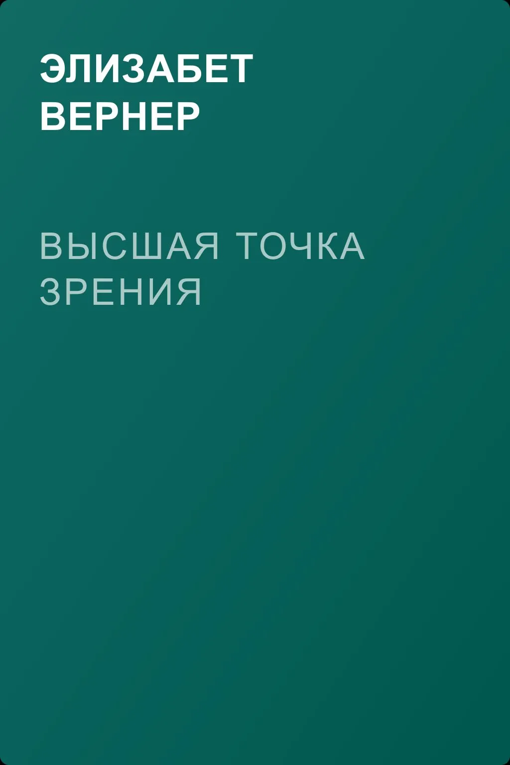 Высшая точка зрения — обложка книги