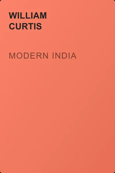 Modern India — обложка книги