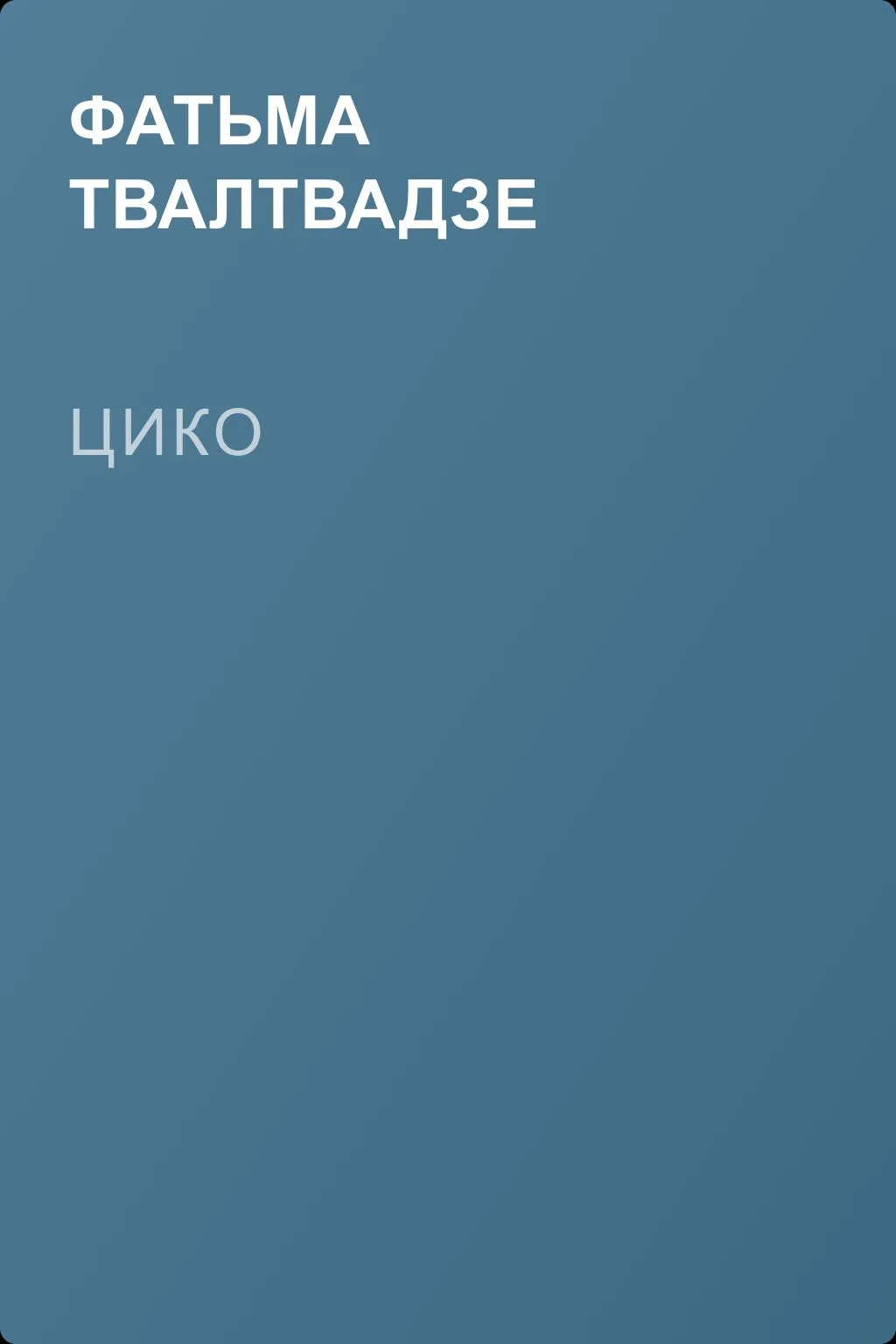 Цико — обложка книги