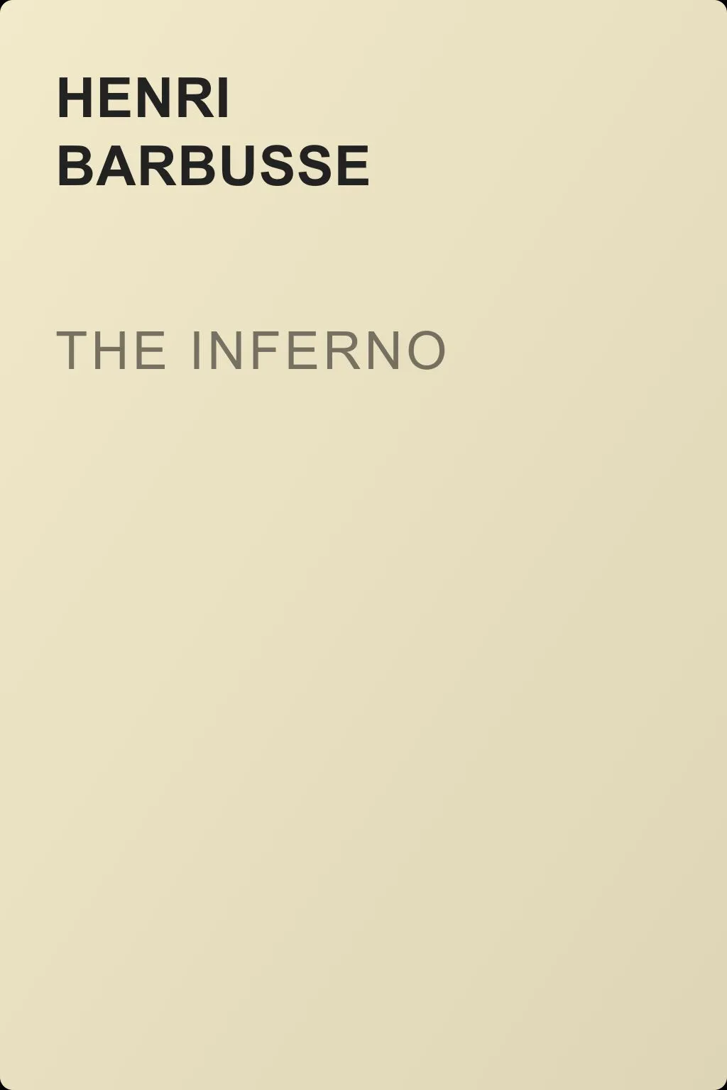 The Inferno — обложка книги