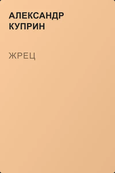 Жрец — обложка книги
