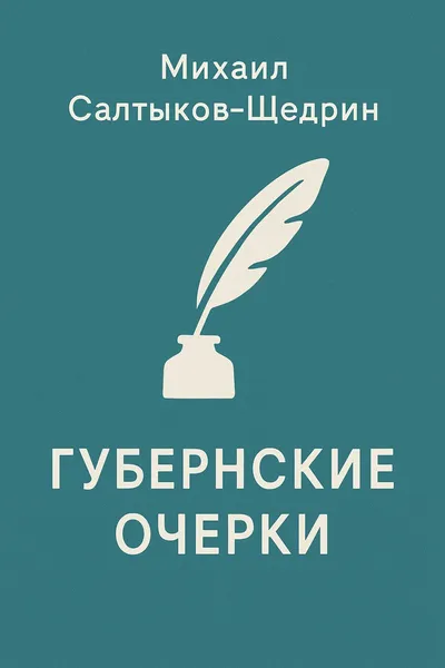 Губернские очерки — обложка книги