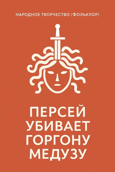 Персей убивает Горгону Медузу — обложка книги