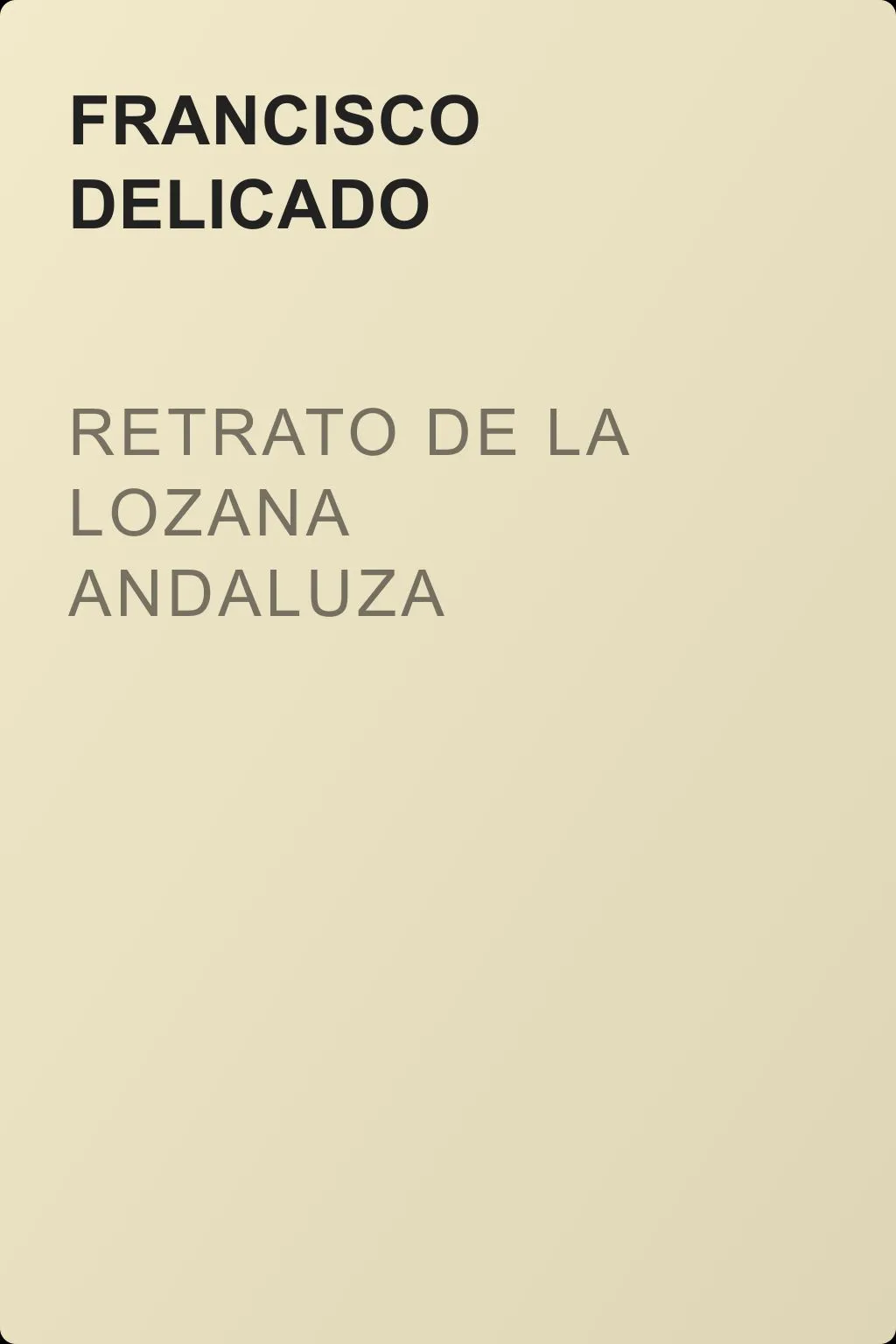 Retrato de la Lozana Andaluza — обложка книги