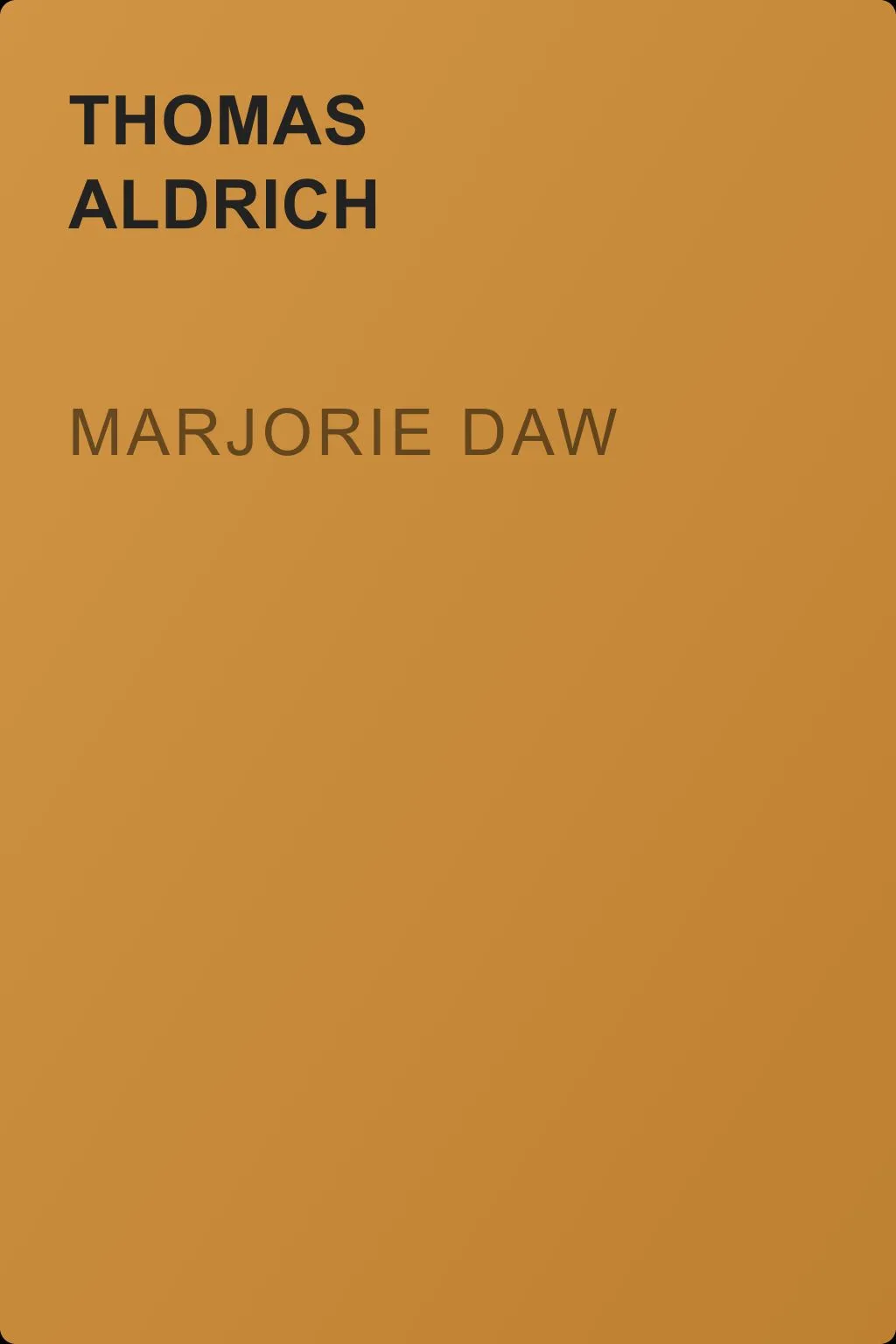 Marjorie Daw — обложка книги