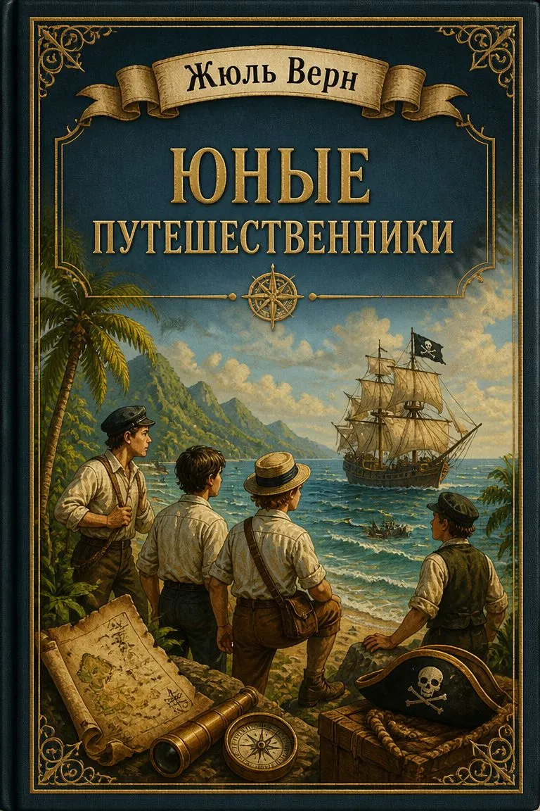 Юные путешественники — обложка книги