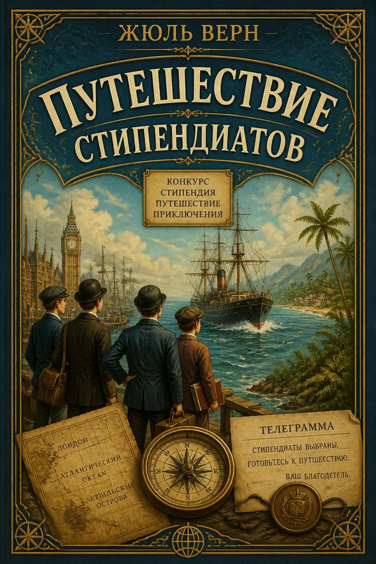 Путешествие стипендиатов — обложка книги