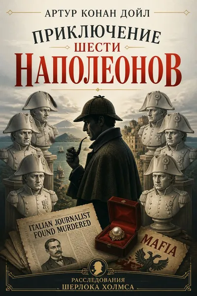 Приключение шести Наполеонов — обложка книги