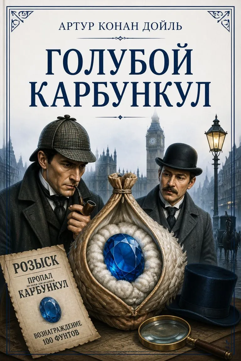 Голубой карбункул — обложка книги