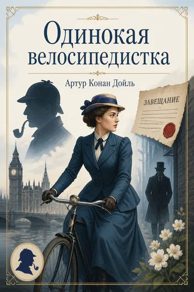 Одинокая велосипедистка — обложка книги