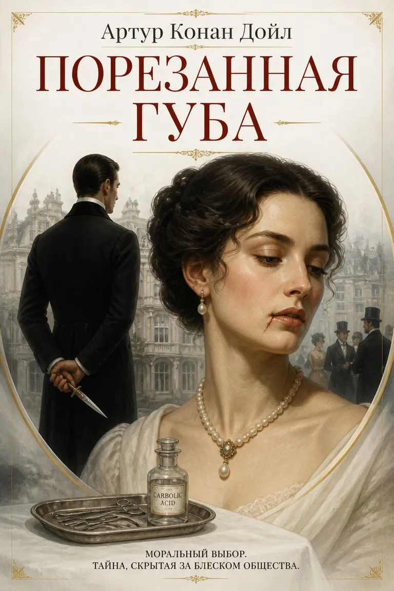 Порезанная губа — обложка книги