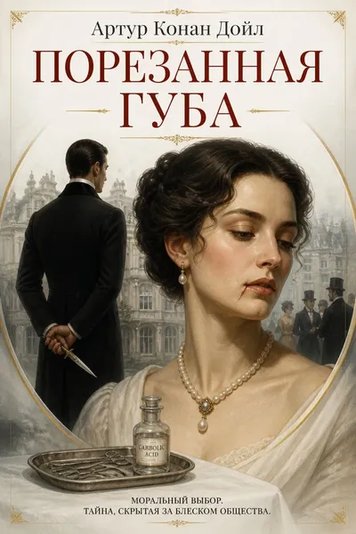 Порезанная губа — обложка книги