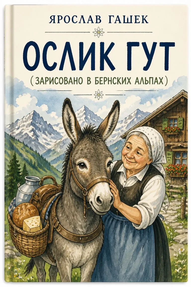 Ослик Гут (Зарисовано в Бернских Альпах) — обложка книги
