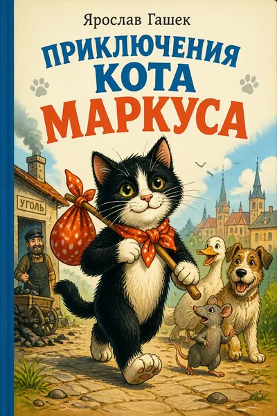 Приключения кота Маркуса — обложка книги