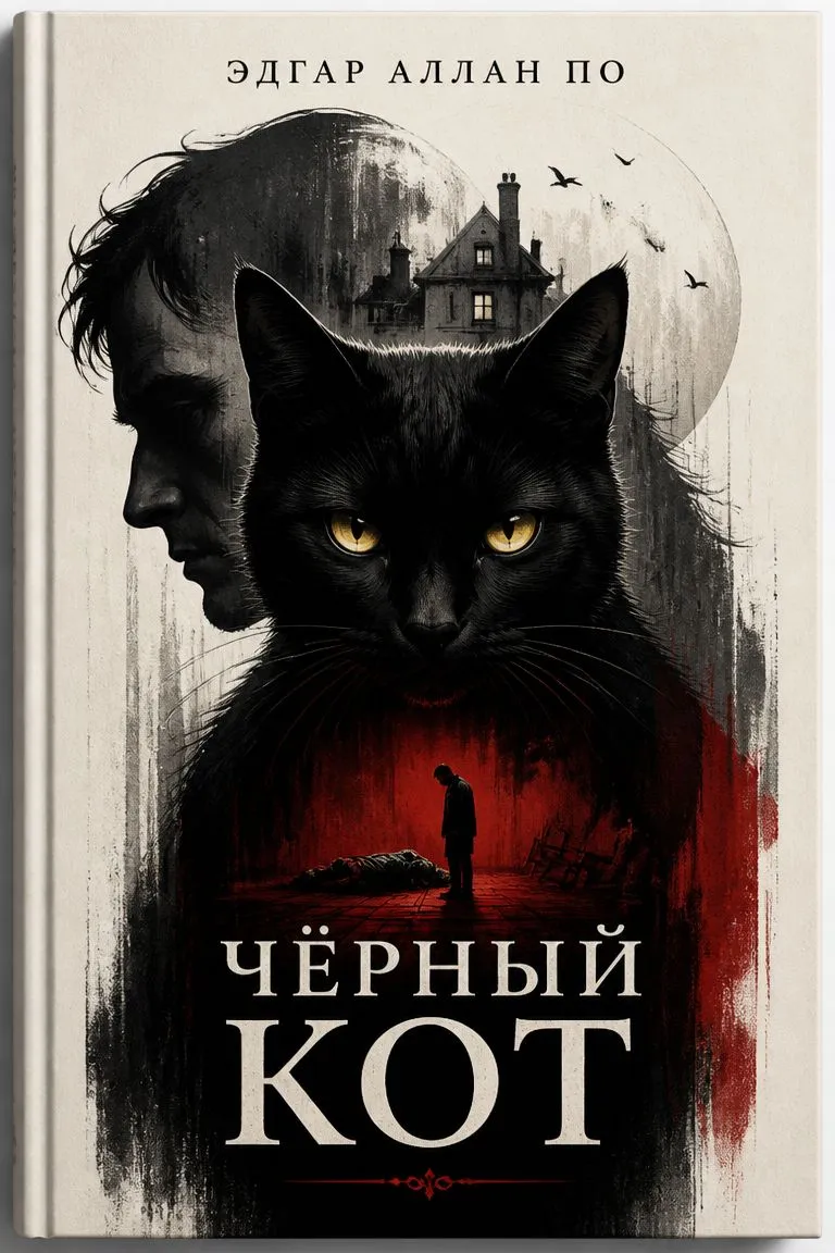 Чёрный кот — обложка книги