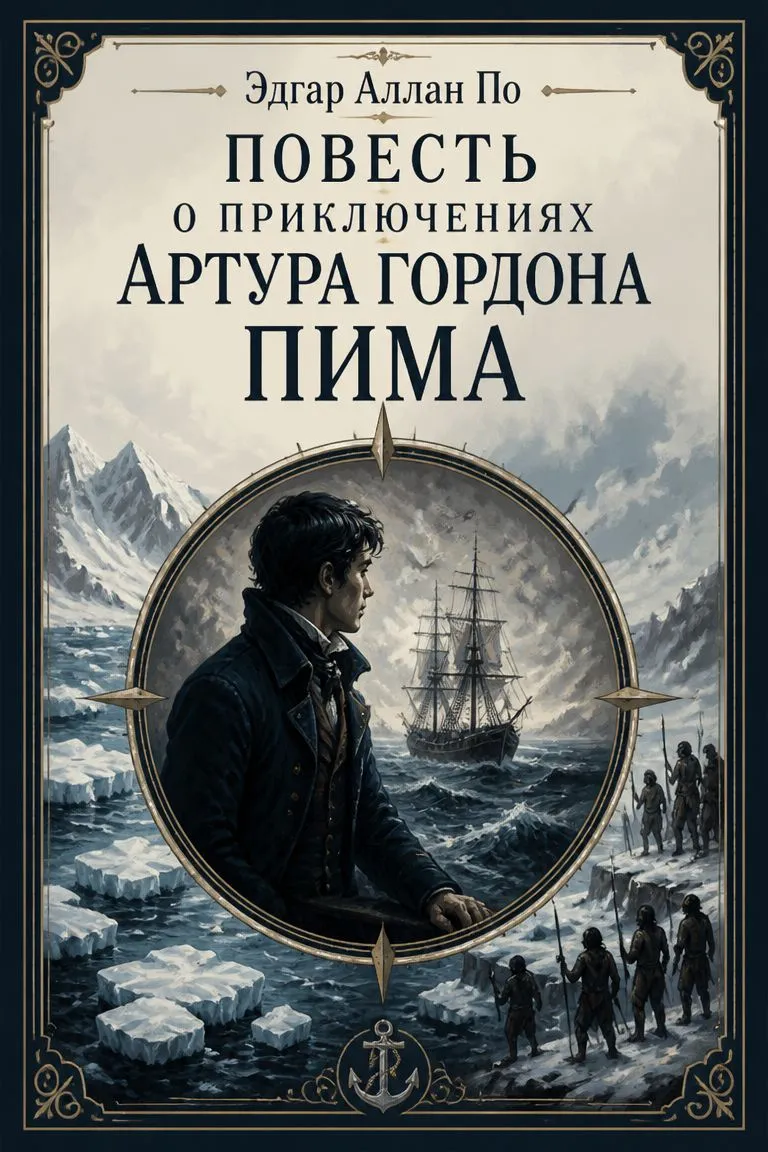 Повесть о приключениях Артура Гордона Пима — обложка книги