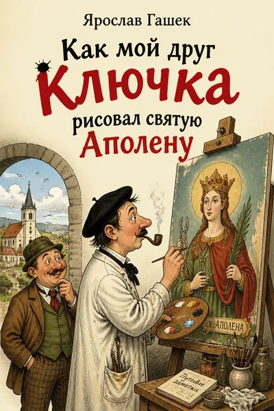 Как мой друг Ключка рисовал святую Аполену — обложка книги