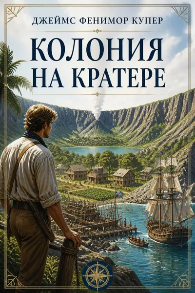 Колония на кратере — обложка книги
