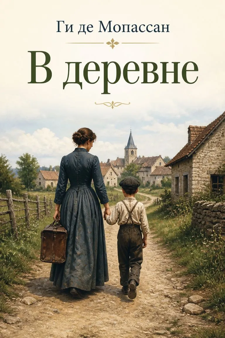 В деревне — обложка книги