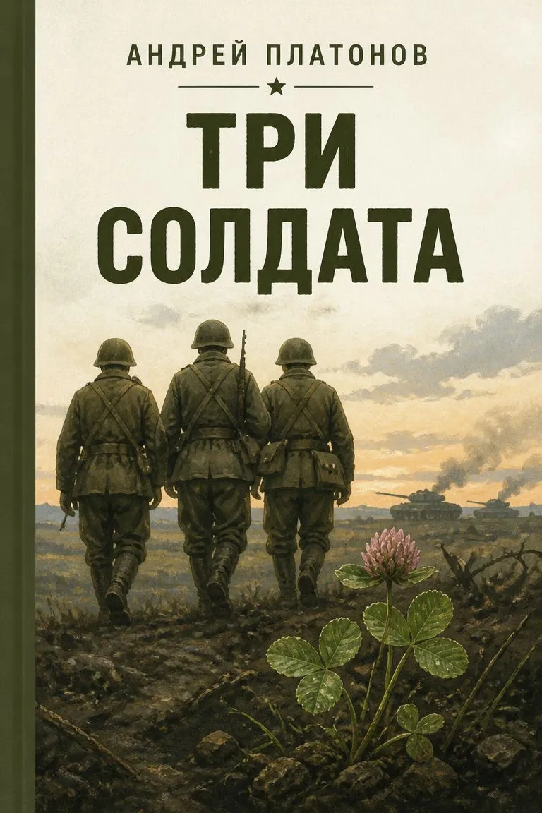 Три солдата — обложка книги
