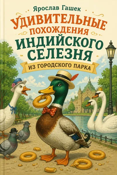 Удивительные похождения индийского селезня из городского парка — обложка книги