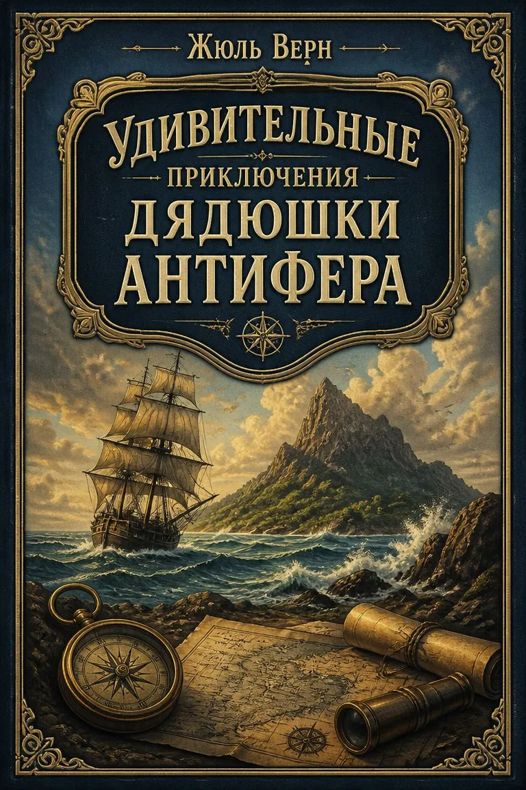 Удивительные приключения дядюшки Антифера — обложка книги