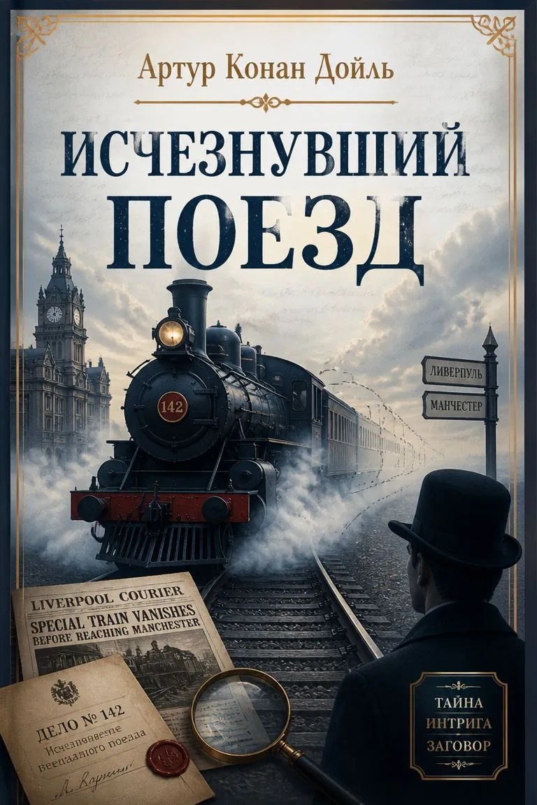 Исчезнувший поезд — обложка книги