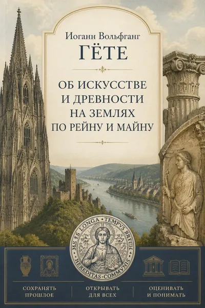 Об искусстве и древности на землях по Рейну и Майну — обложка книги