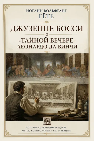 Джузеппе Босси о «Тайной вечере» Леонардо да Винчи — обложка книги