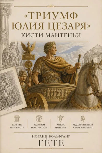 «Триумф Юлия Цезаря» кисти Мантеньи — обложка книги