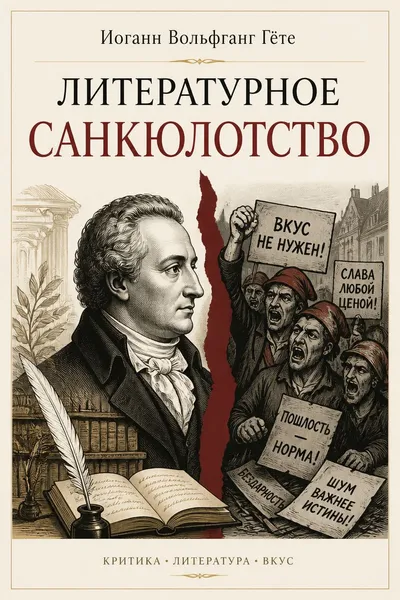Литературное санкюлотство — обложка книги