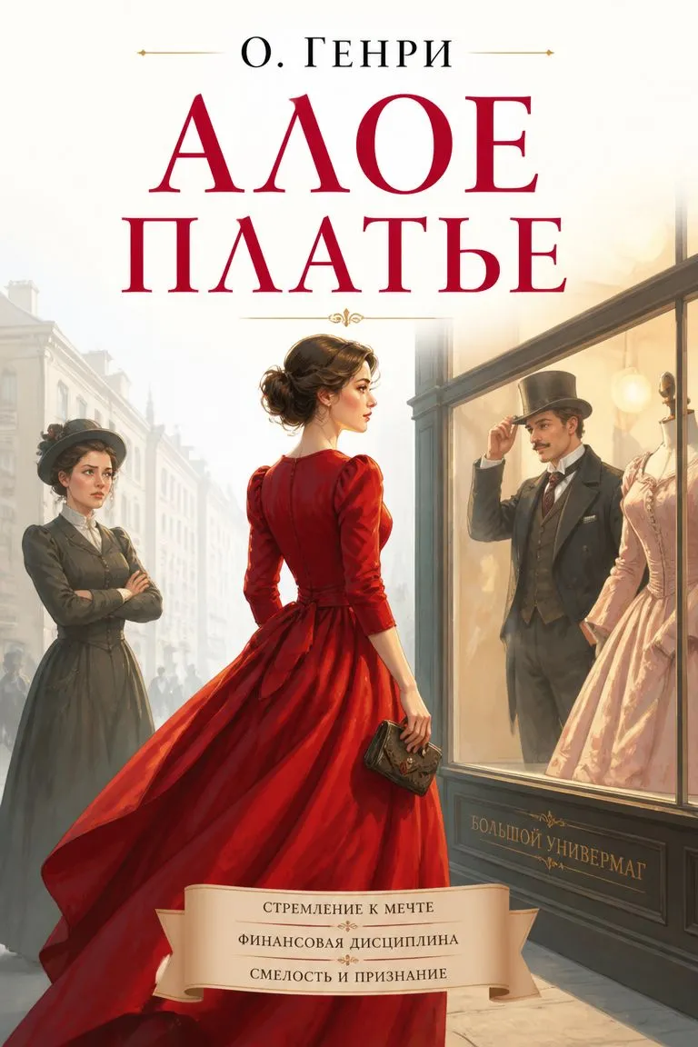 Алое платье — обложка книги