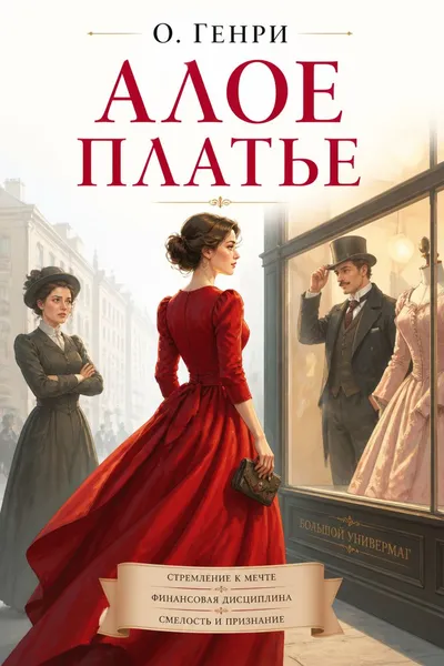 Алое платье — обложка книги