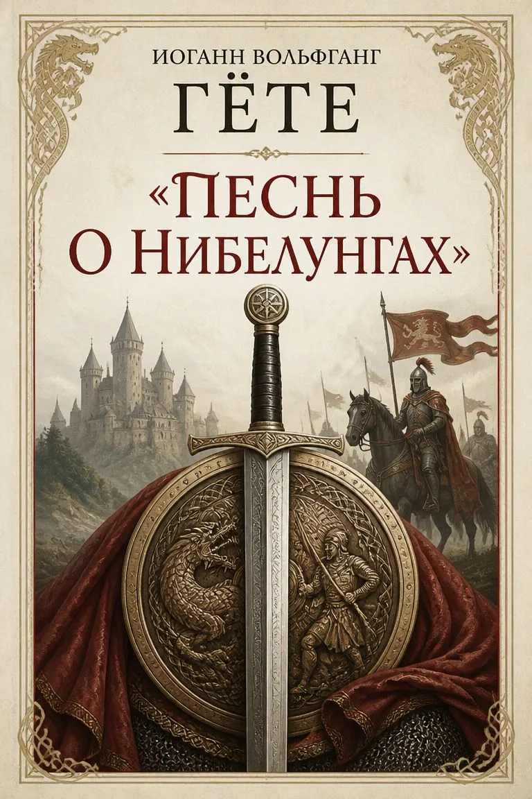 «Песнь о Нибелунгах» — обложка книги