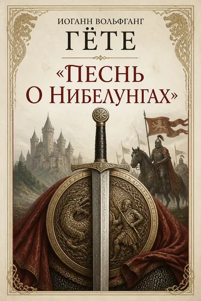 «Песнь о Нибелунгах» — обложка книги