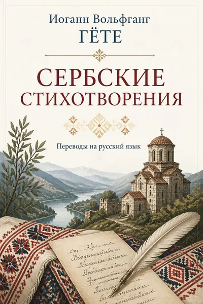 Сербские стихотворения — обложка книги