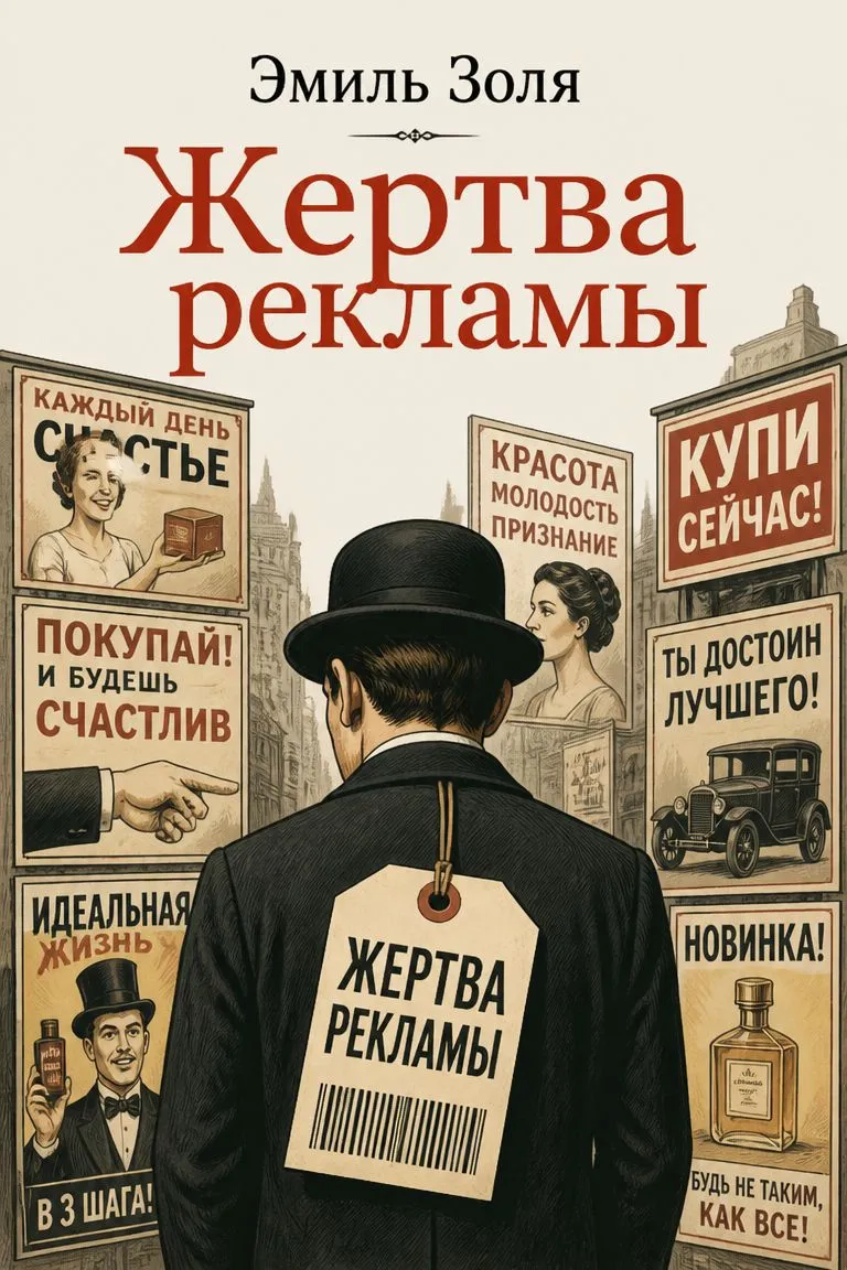 Жертва рекламы — обложка книги