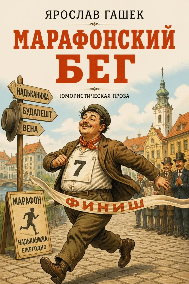 Марафонский бег — обложка книги