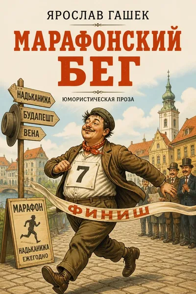 Марафонский бег — обложка книги
