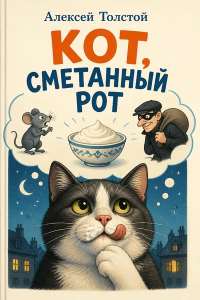 Кот, сметанный рот — обложка книги