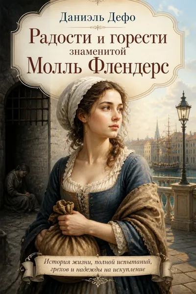 Радости и горести знаменитой Молль Флендерс — обложка книги