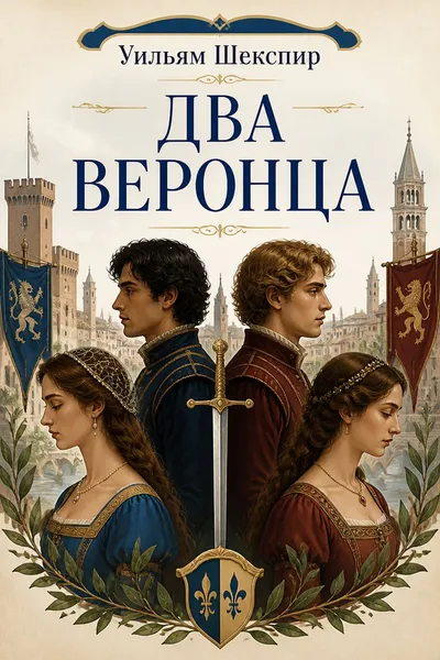 Два веронца — обложка книги