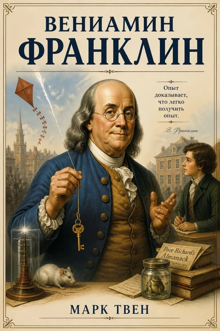 Вениамин Франклин — обложка книги