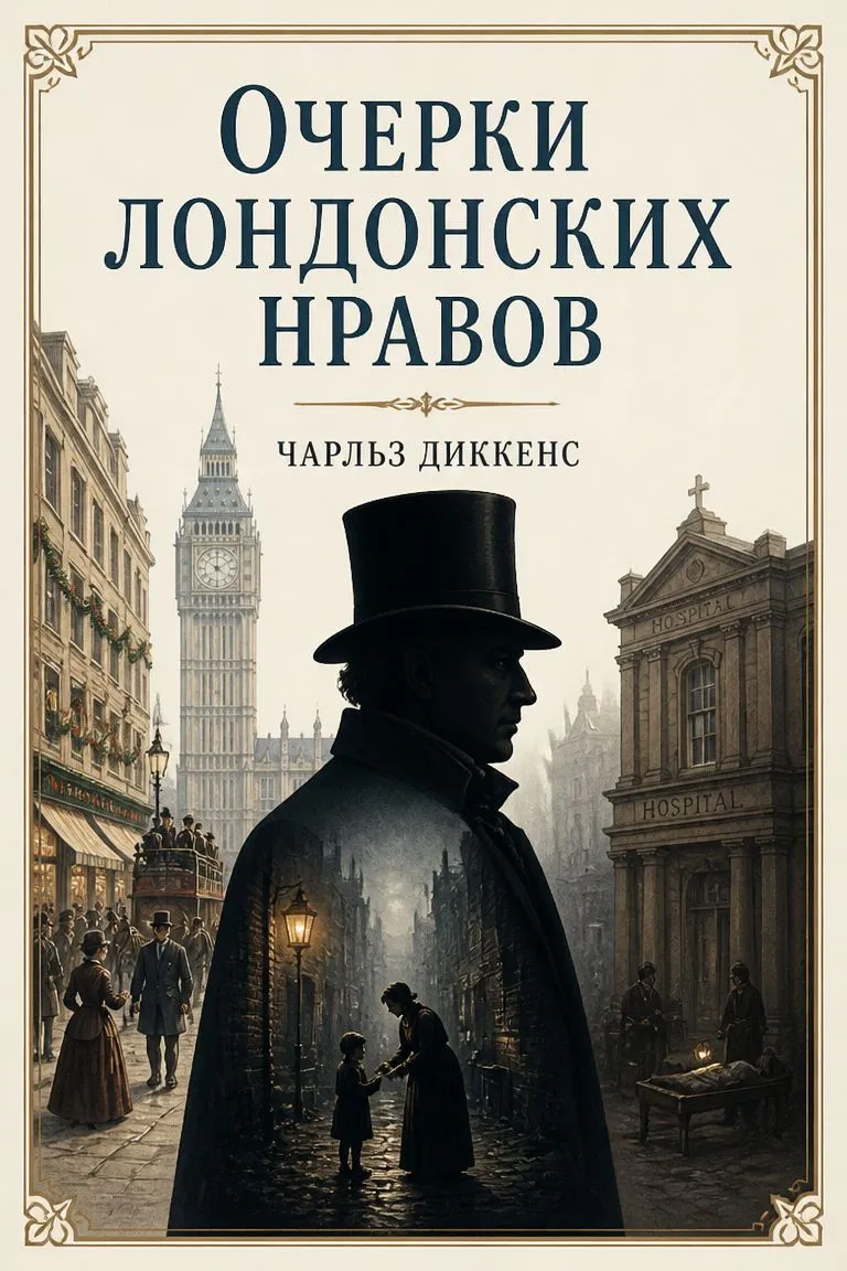 Очерки лондонских нравов — обложка книги