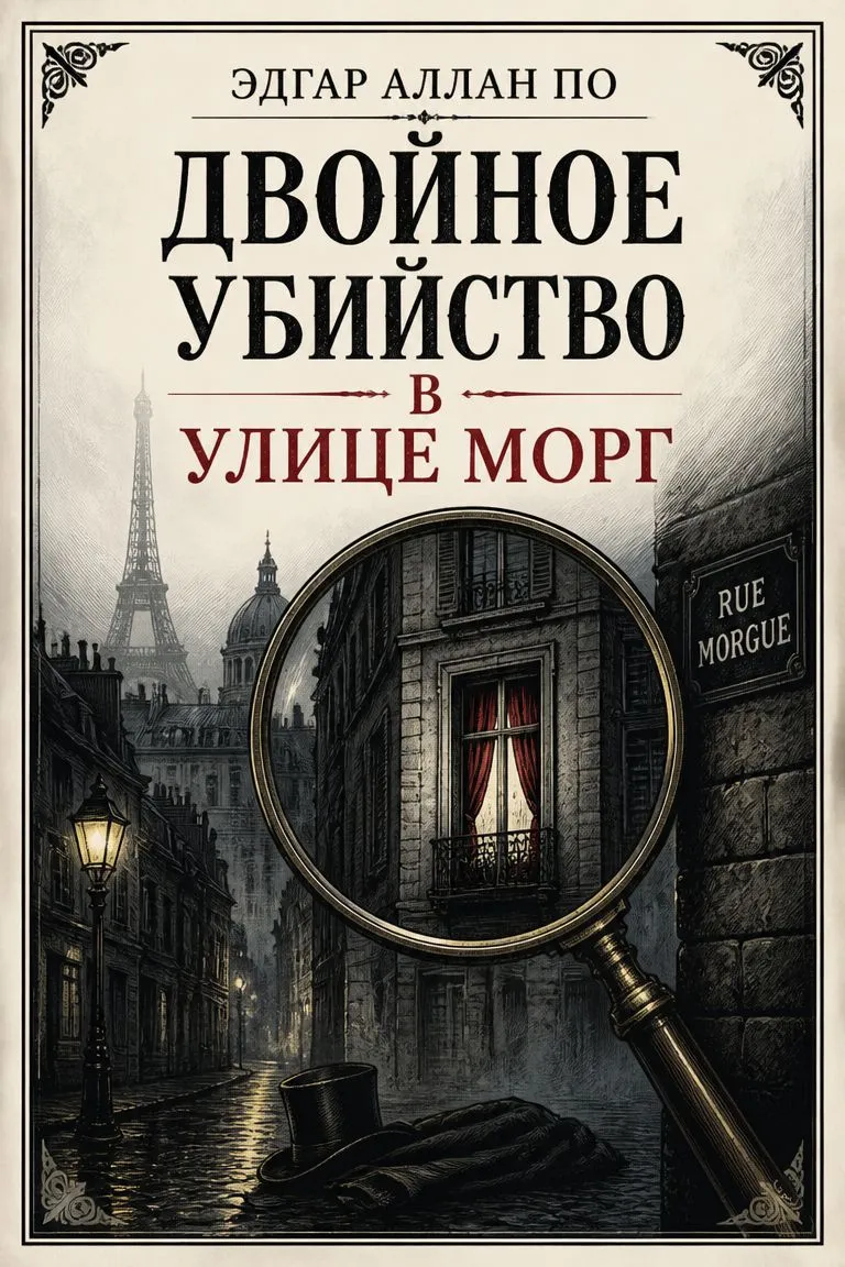 Двойное убийство в улице Морг — обложка книги