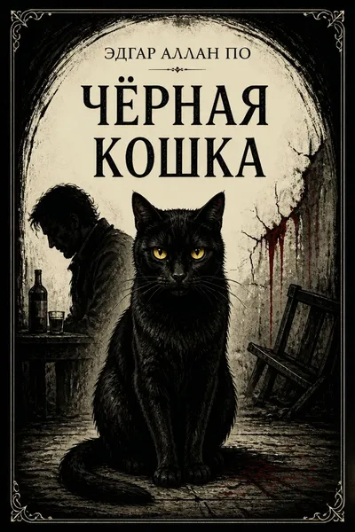 Чёрная кошка — обложка книги