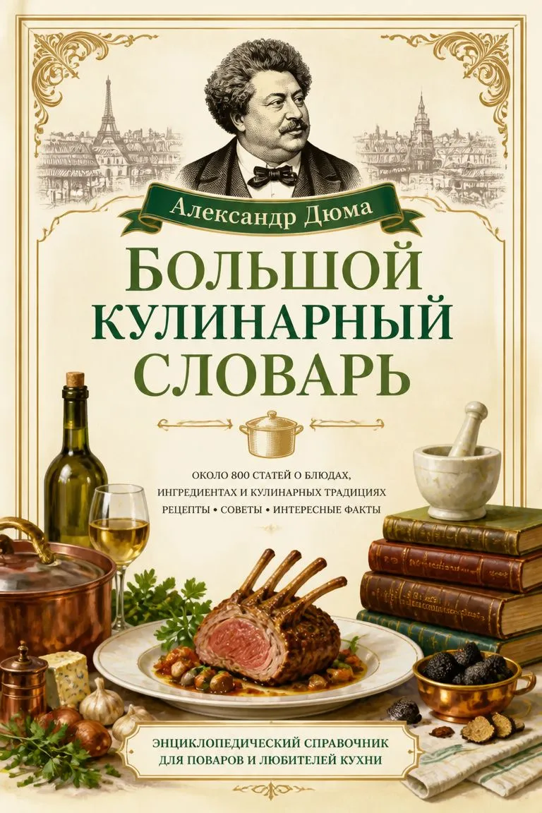 Большой кулинарный словарь — обложка книги