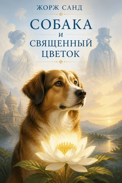 Собака и Священный цветок — обложка книги