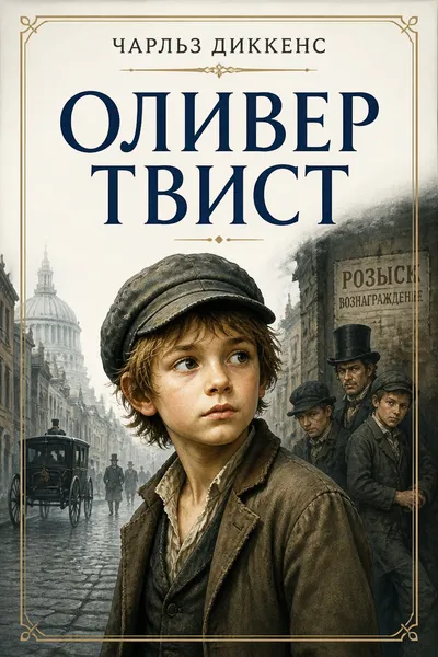 Оливер Твист — обложка книги